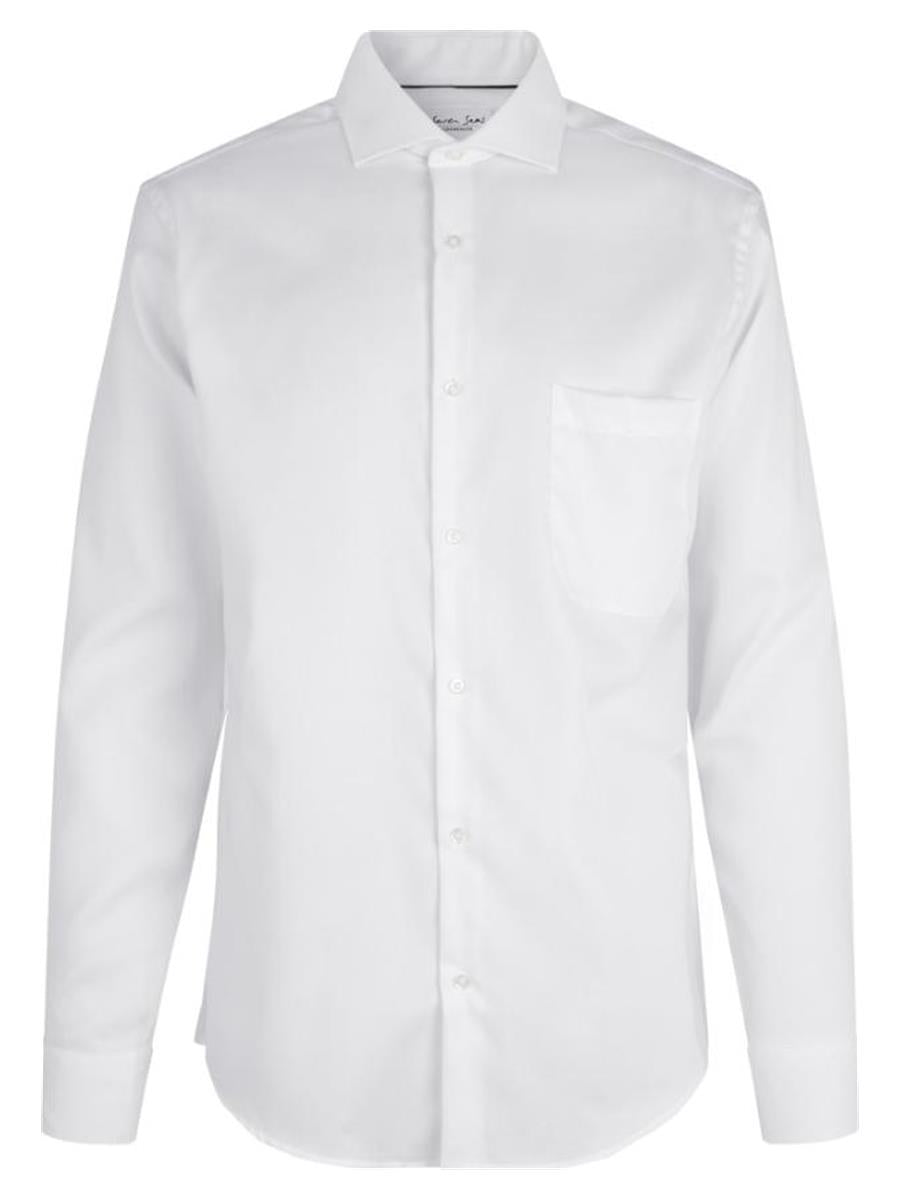 Seven Seas Skjorter ss310-hvid_S - Bygholm Menswear